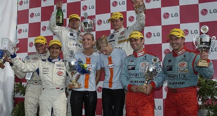 Team Maranello Concessionaires - Anderstorp, Sweden - on the podium