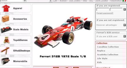 Formula 1 prizes at Ferraristore.com
