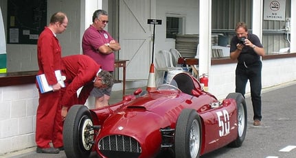 Recreation of the Lancia D50 Grand Prix Car