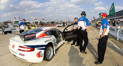 Autosport Designs Aston Martin DBRS9s at Sebring 2006