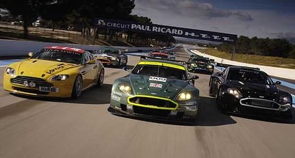 Multi-car  Aston Martin Winter Test