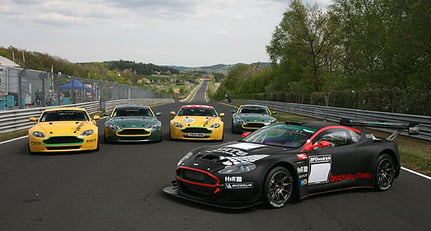 Aston Martin out in force at the Nordschleife in 2007
