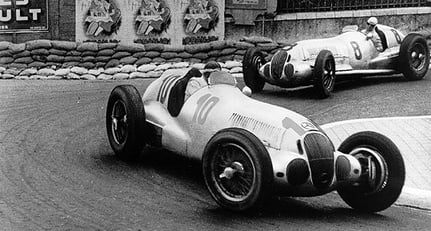 Historic Mercedes ‘Silver Arrow’ at VSCC SeeRed 2007