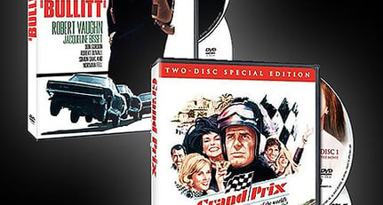 Special Edition, Double DVDs of 'Grand Prix' and 'Bullitt' Offer