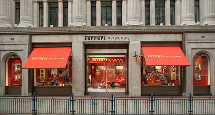 Ferrari Store Opens in London