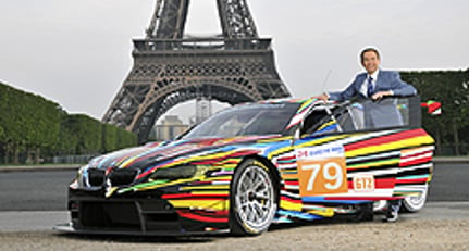 2010 BMW Art Car Exhibited at the Pompidou Centre