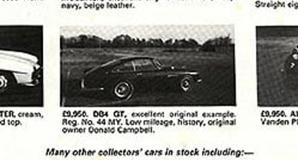 Classic Driver Dealer: Brian Classic & Co