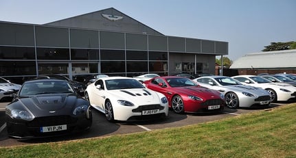 2011 Aston Martin V12 Vantage Day at Works Service, Newport Pagnell