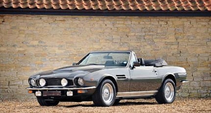 Aston Martin V8 Volante Works Service-converted to 'Prince of Wales' specification, 'Living Daylights' 007 replica 1986