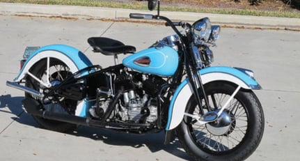 Motorcycles Harley Davidson ULH Flathead 1940