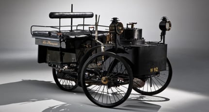 De Dion Bouton  Et Trepardoux Dos-A-Dos Steam Runabout 1884