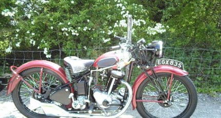 Motorcycles Red Panther Model 20 1938