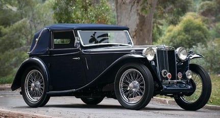 MG TA Tickford Drophead Coupe 1939