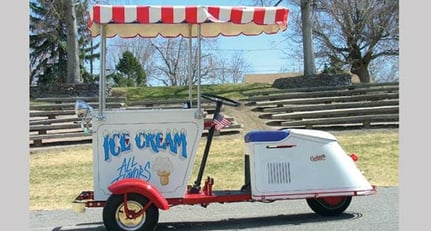 Cushman Ice Cream Cart 1952