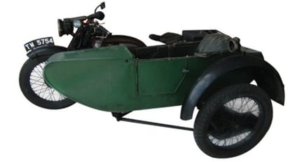 BSA S26 500 with Sidecar BSA No 7 1926