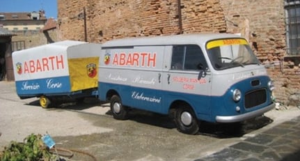 Fiat 1100  Abarth Van and Trailer 1959