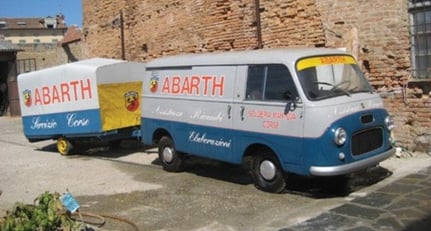Fiat 1100  Abarth Van and Trailer 1959