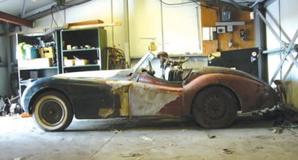 Jaguar XK120 Roadster Restoration Project LHD 1954