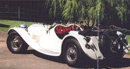 Jaguar SS 100 Recreation by Heritage 1976