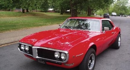 Pontiac Firebird Registered from new in the UK 1968