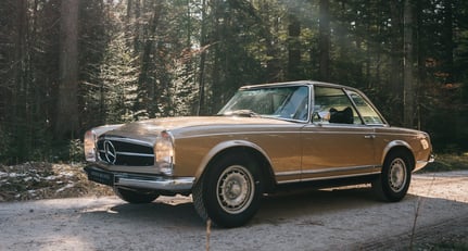 Mercedes-benz 280 SL Pagode Gold zu kaufen bei Arthur Bechtel Classic Motors