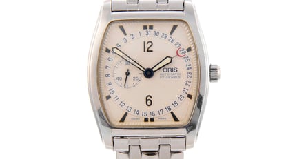 ORIS a gentleman s stainless steel Tonneau Regulator bracelet watch. Classic Driver Market