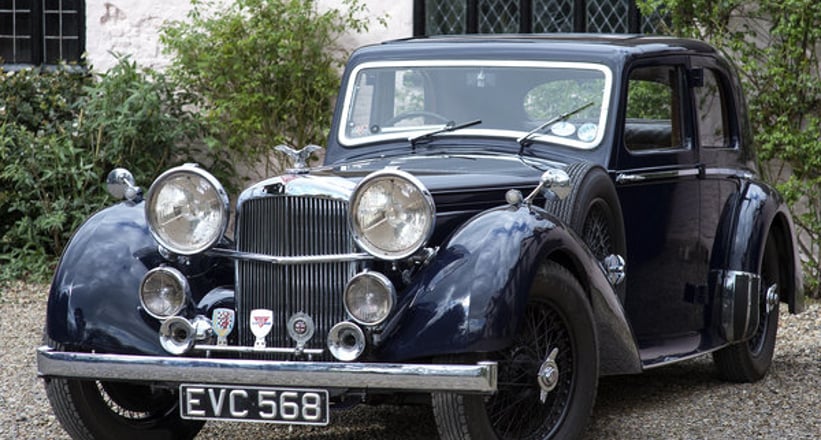 H45 classic. Alvis Charlesworth Saloon 1938