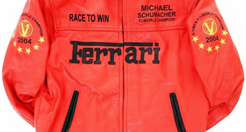 Leather discount champion jacket