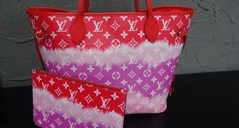 Louis vuitton store tie dye tote