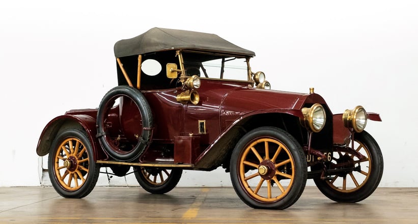 ④The 1910 Cadillac Model Thirty Roadster