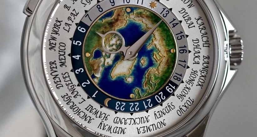 Patek philippe best sale world time 5131
