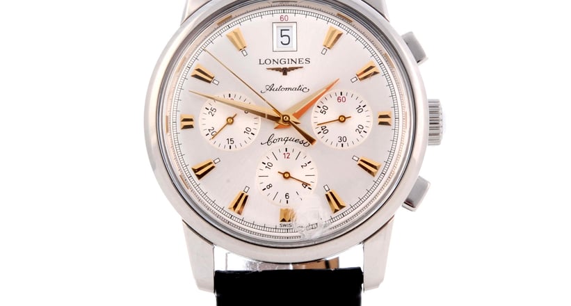 Longines heritage sales conquest chronograph