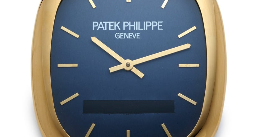 Patek philippe wall clock hot sale replica