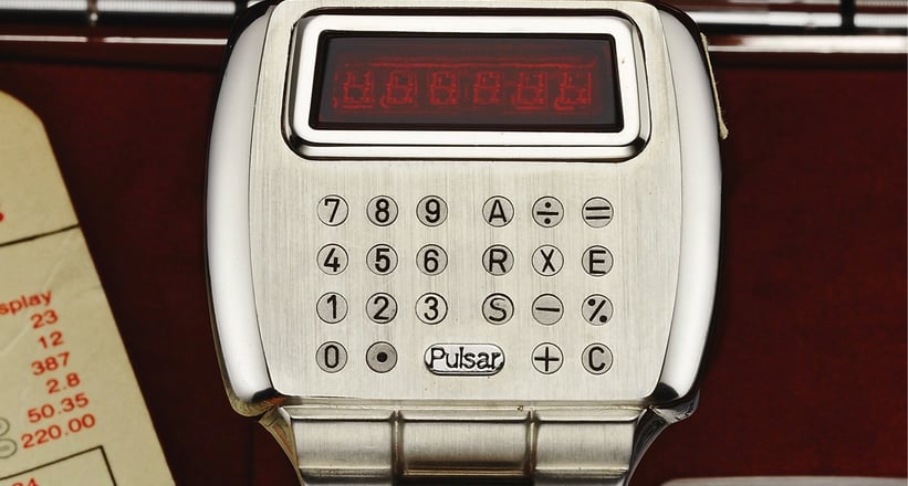Led clearance calculator watch