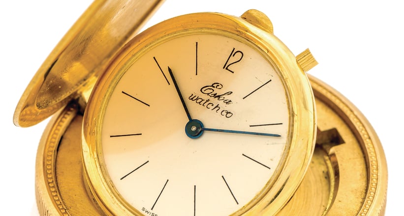 Eska gold hot sale coin watch