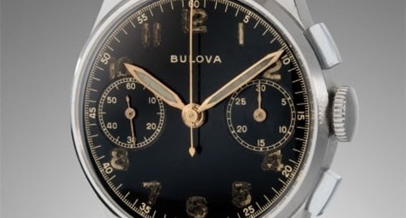 Bulova A very fine and historically important stainless steel
