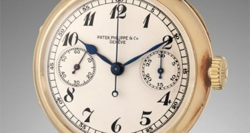 Patek philippe 1928 hotsell single button chronograph