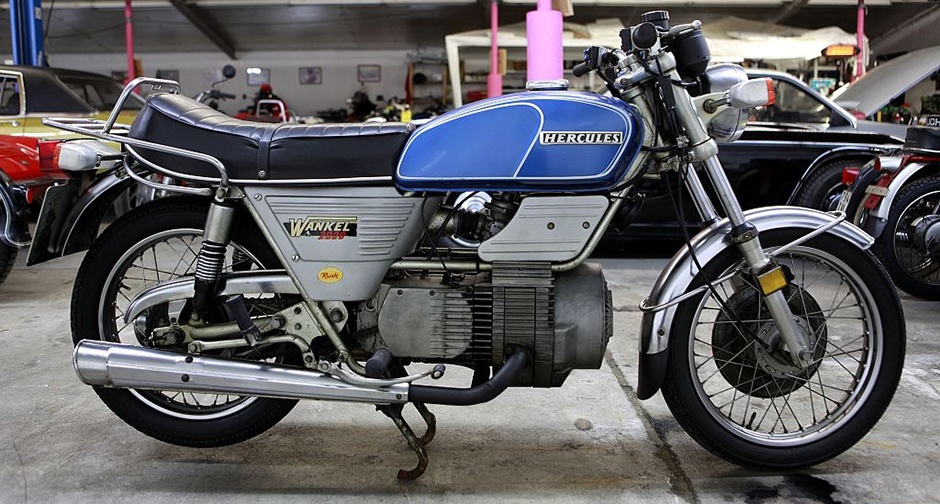 This quirky 100-strong classic motorcycle collection is