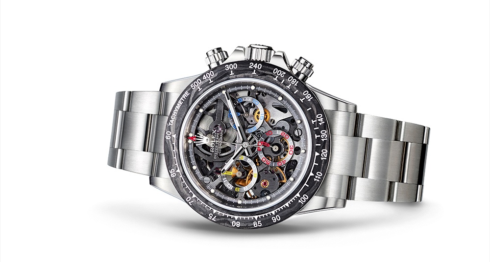 rolex daytona skeleton dial