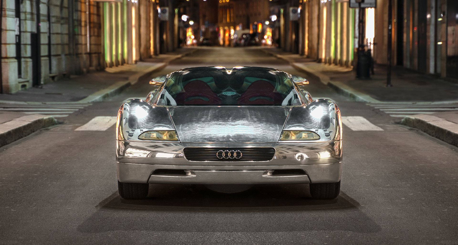 Audi A6 e-tron concept at Milan Design Week