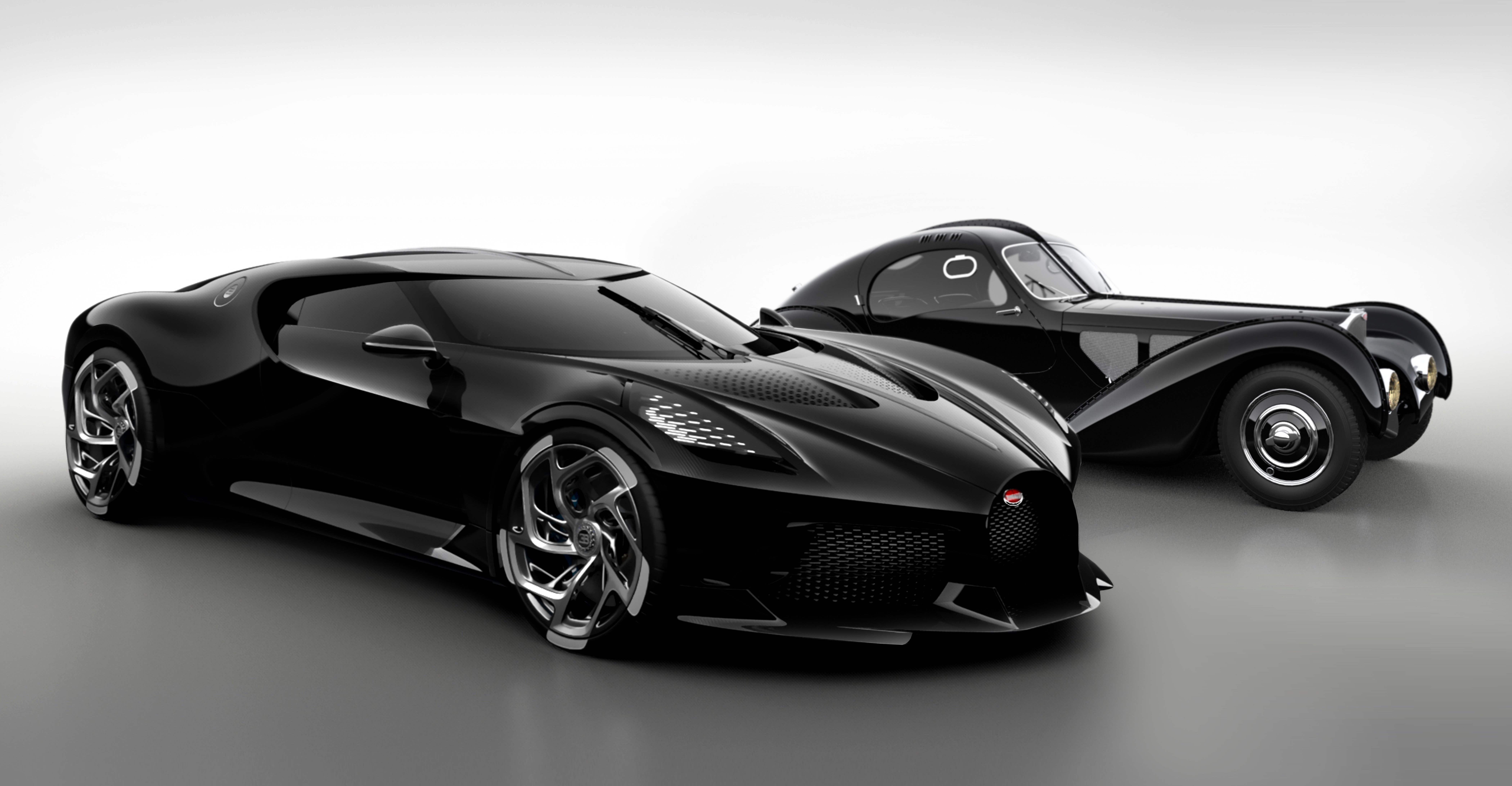 Bugatti la voiture noire miniature