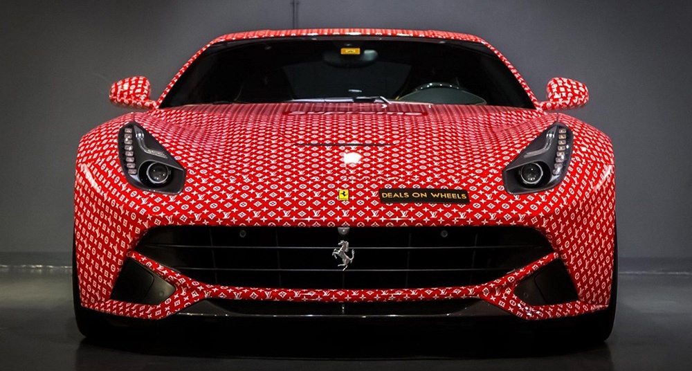 Ferrari F12 Berlinetta in Louis Vuitton Wrapping for Sale on JamesEdition