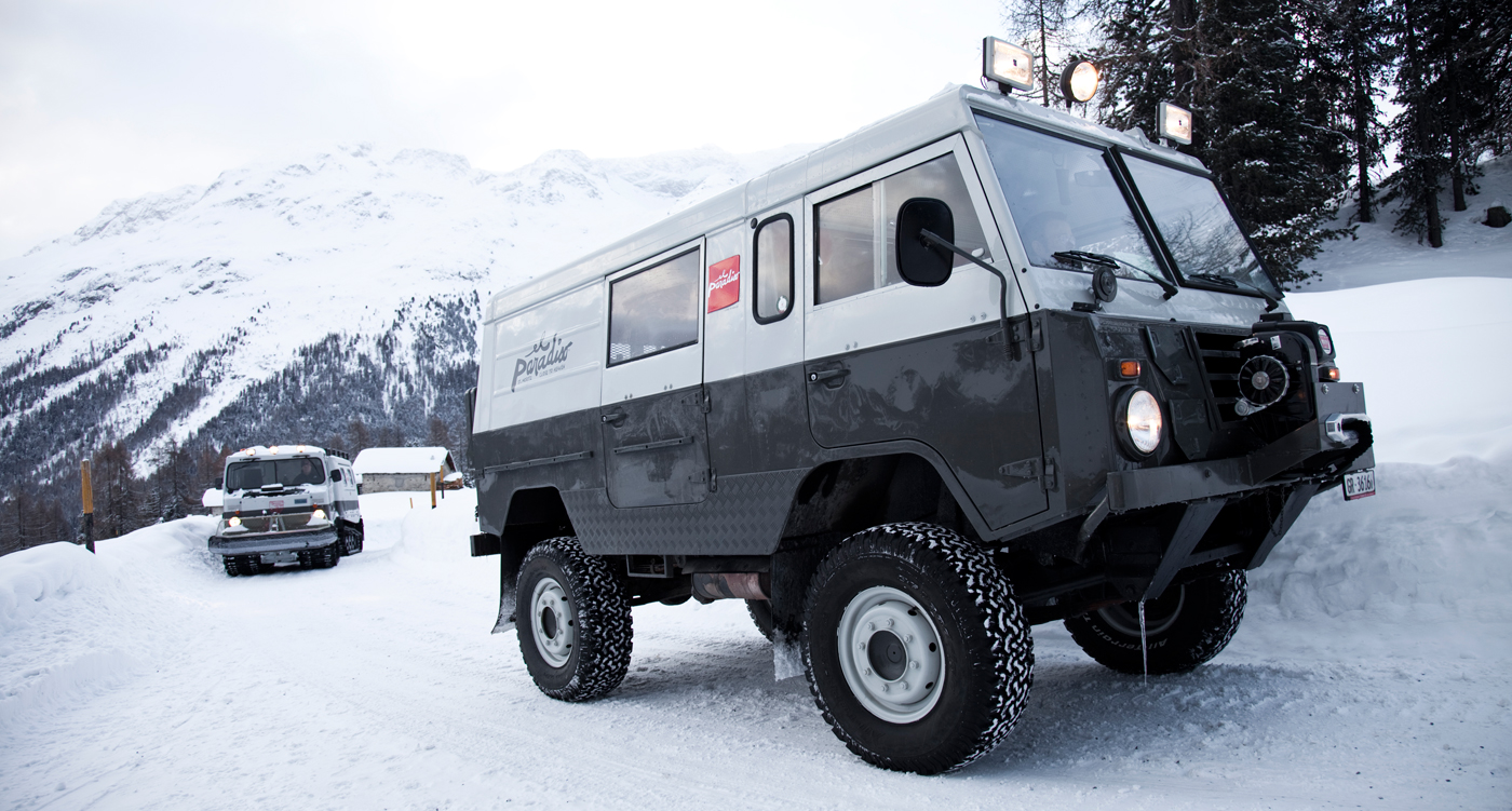 Dieser Volvo C303 Laplander ist das coolste Pistenshuttle der Alpen