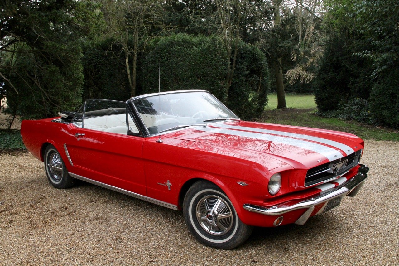 Red Mustang Convertible - 1965 Ford Mustang Convertible Pony Interior Automatic Transmission, Maybe you would like to learn more about one of these?