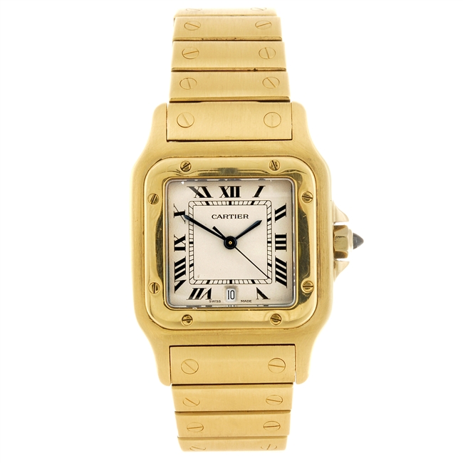 used cartier santos watch