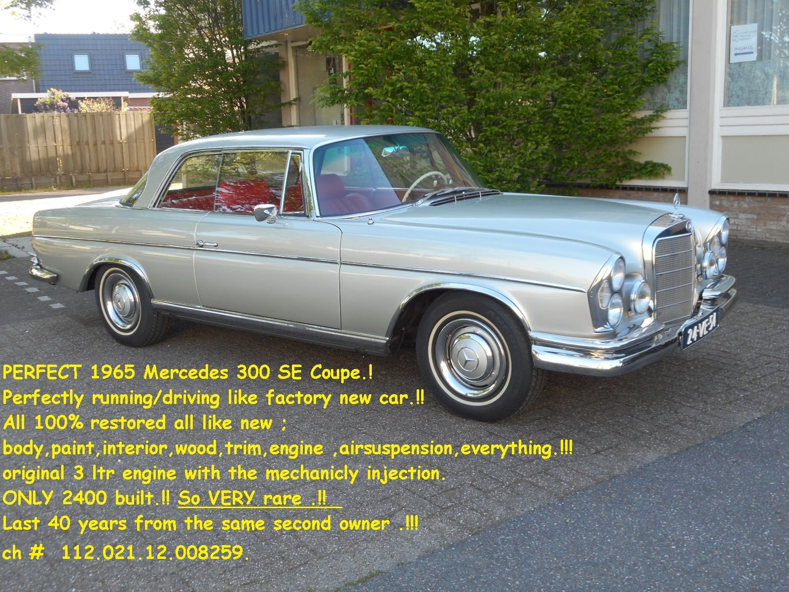 1965 Mercedes Benz W111 112 Classic Driver Market