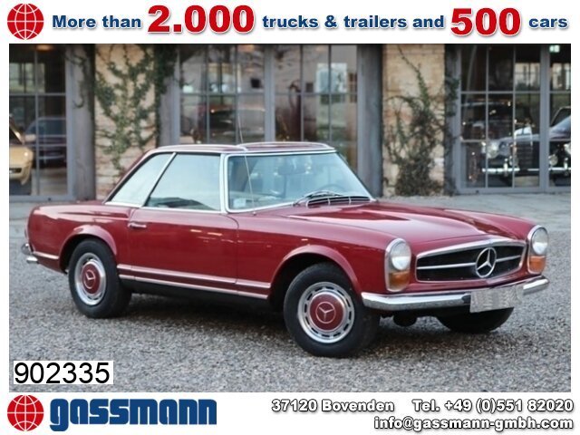 MERCEDES BENZ W113 Pagode - Hardtop / Dach / Verdeck In Crem-Weiß Mit Chrom EUR 2.222,00