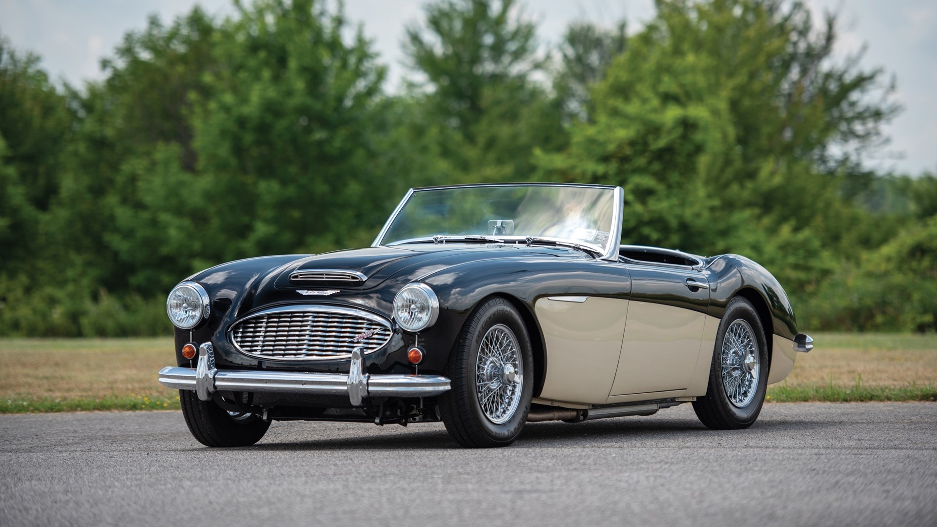 austin healey 3000 side exhaust