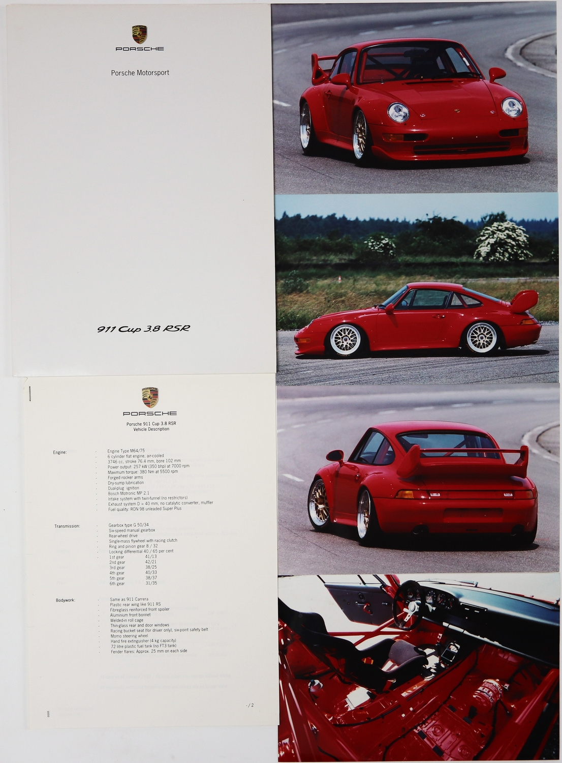 Porsche Press Kit Type 911 Cup 3 8 Rsr From 1997 Classic Driver Market Porsche Press Kit Type 911 Cup 3 8 Rsr From 1997 Classic Driver Market