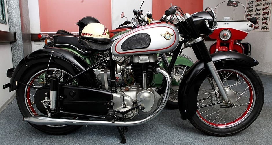 This quirky 100-strong classic motorcycle collection is